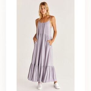 Z supply lido slub midi dress lavender